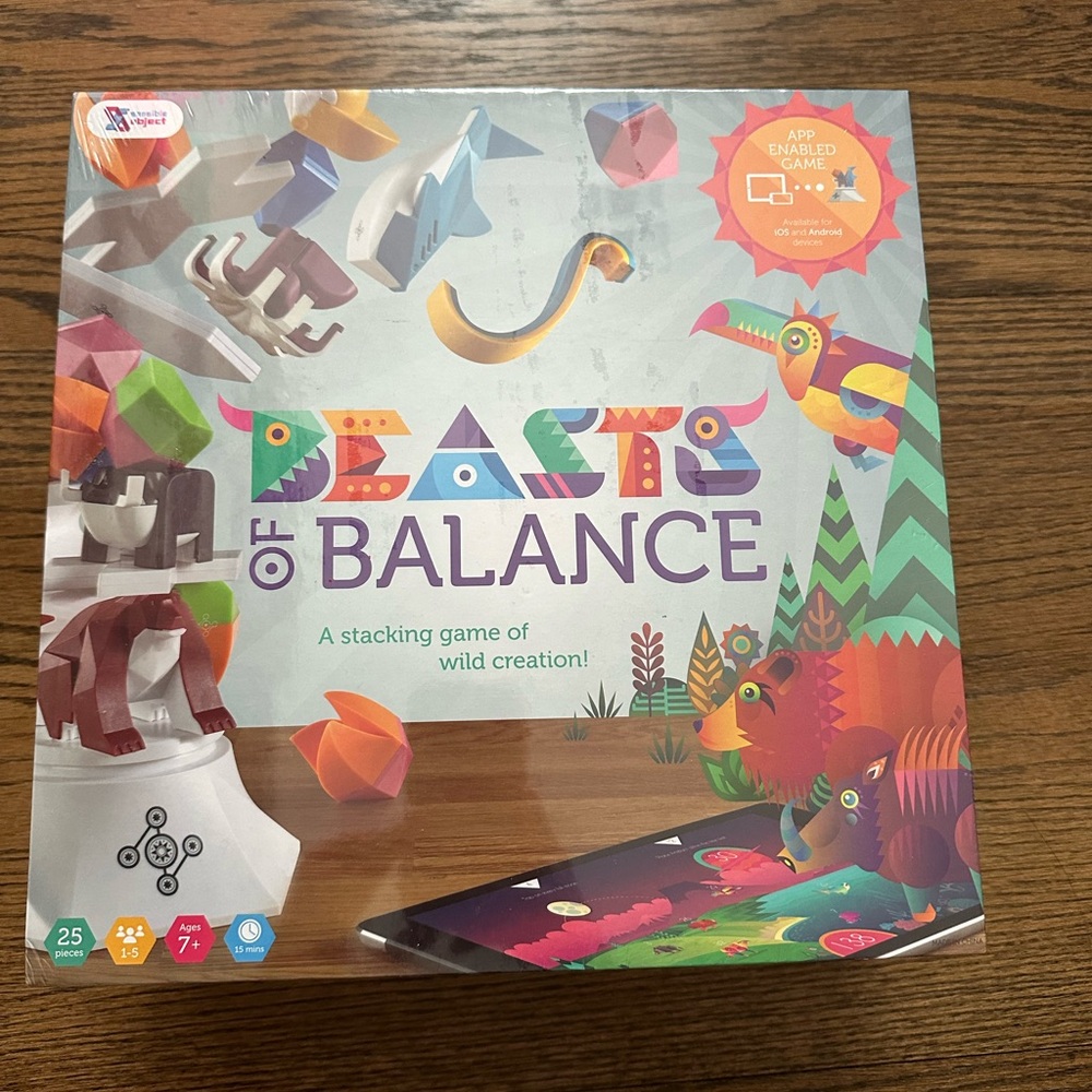 Brand New Sealed Highly Rated Beasts of Balance stacking game - ages 7+